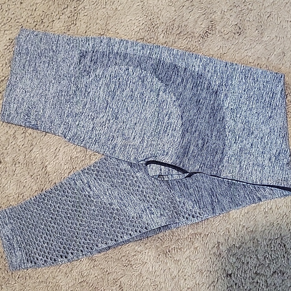 Victoria's Secret Pink Seamless Leggings size xs Blue Marl